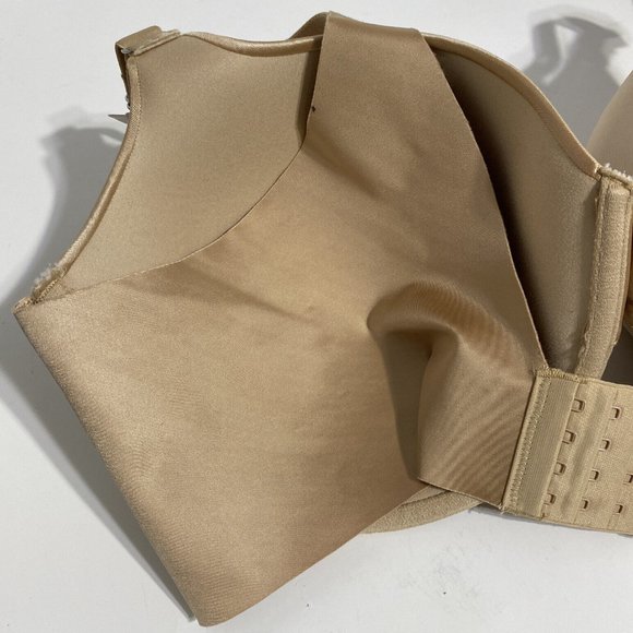 Secret Treasures Bra 42D Beige Light Lined Bonded Back Smoothing Sides NEW - Picture 8 of 10